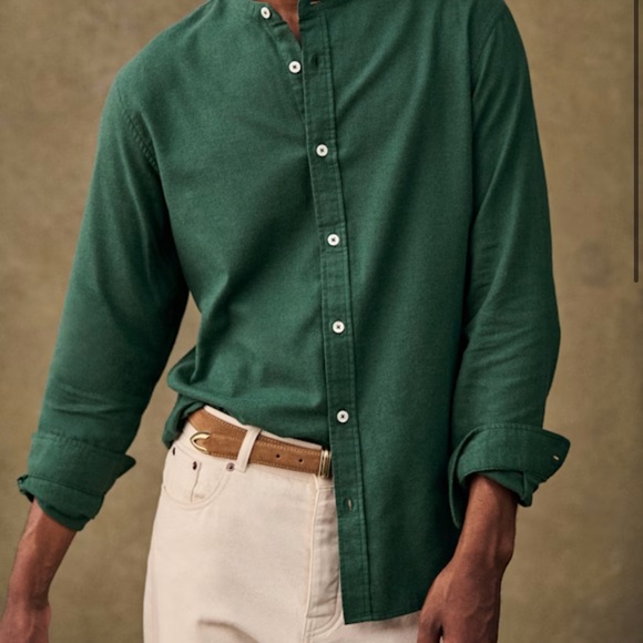 Wilfred Green Relaxed Fit Casual Button Down Shirt - Picture 1 of 3